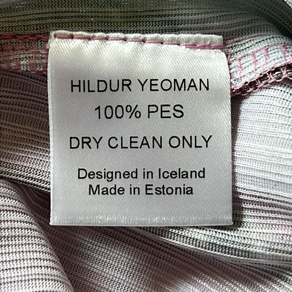 HILDUR YEOMAN The Siren Maxi Dress in Pink Mercury Sky - Picture 11 of 12